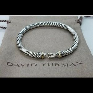 David Yurman Cable Bracelet-18K Gold, 5mm-Small